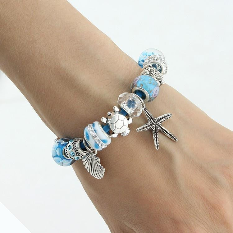 Sea Turtle-Starfish bracelets - WikiWii