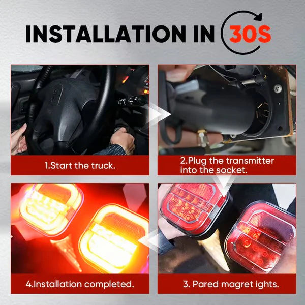 🔥 Last Day Sale Price - ⚡1 PC Wireless Trailer Lights