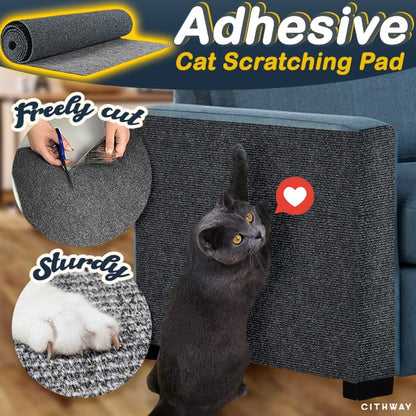 Upgraded Adhesive Cat Scratching Pad