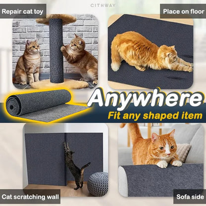 Upgraded Adhesive Cat Scratching Pad