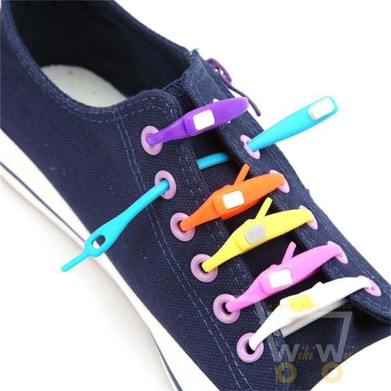 10 PCS /pack Silicone Shoe Laces - WikiWii