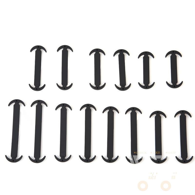 16PCs Silicone Shoelaces - WikiWii