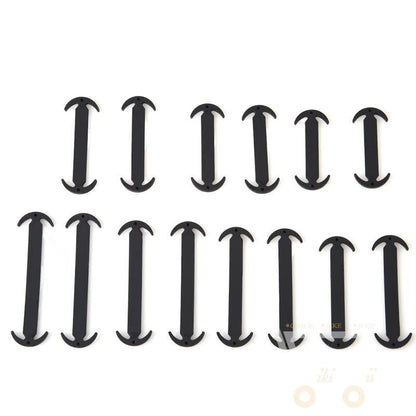 16PCs Silicone Shoelaces - WikiWii