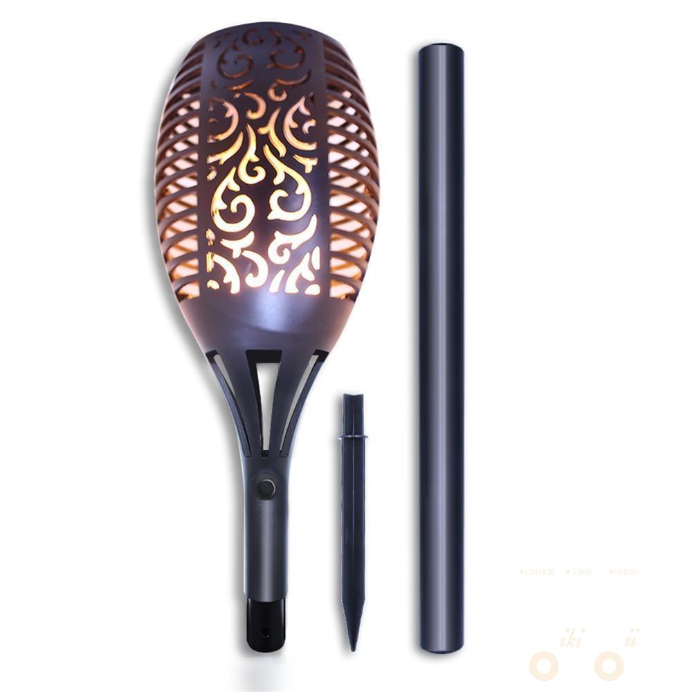 Solar Path Dancing Flame Tiki Torch Light (Two Pack) - WikiWii