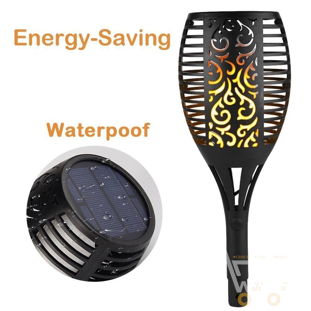 Solar Path Dancing Flame Tiki Torch Light (Two Pack) - WikiWii