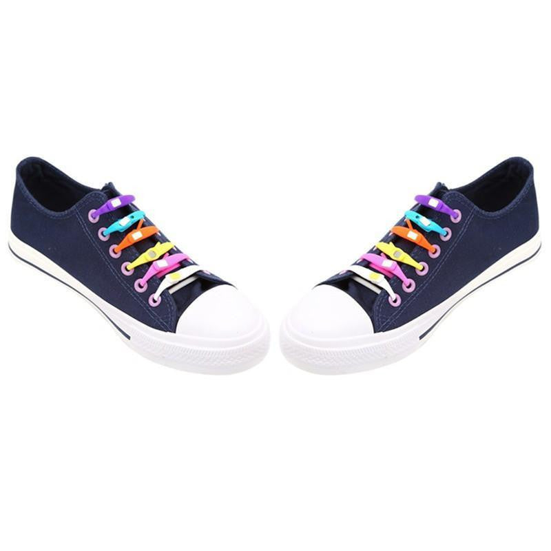 10 PCS /pack Silicone Shoe Laces - WikiWii