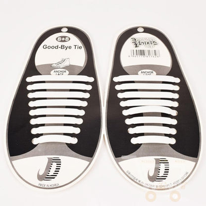 16PCs Silicone Shoelaces - WikiWii