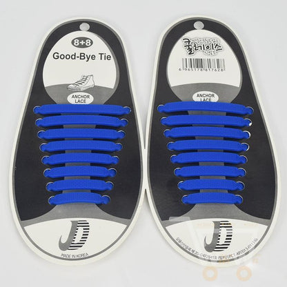 16PCs Silicone Shoelaces - WikiWii