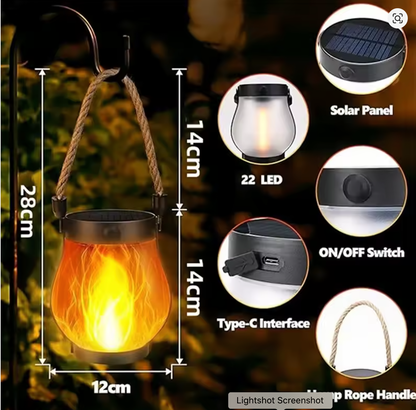 🔥 Last Day Sale Price | Glow in the Dark Solar Lantern