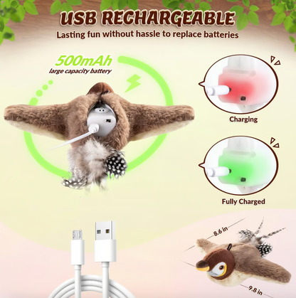🐾Interactive Chirping Bird Cat Toy