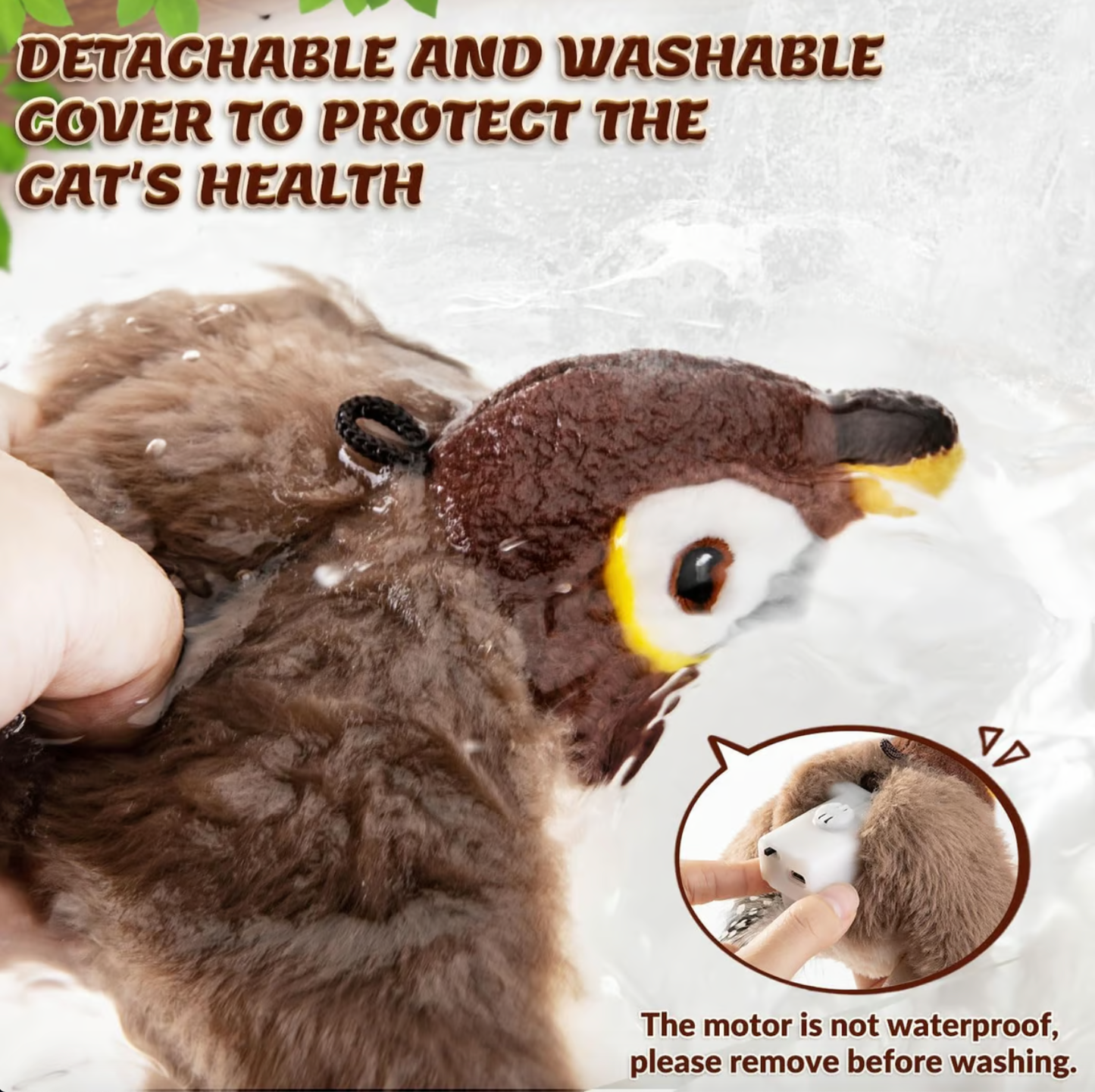 🐾Interactive Chirping Bird Cat Toy