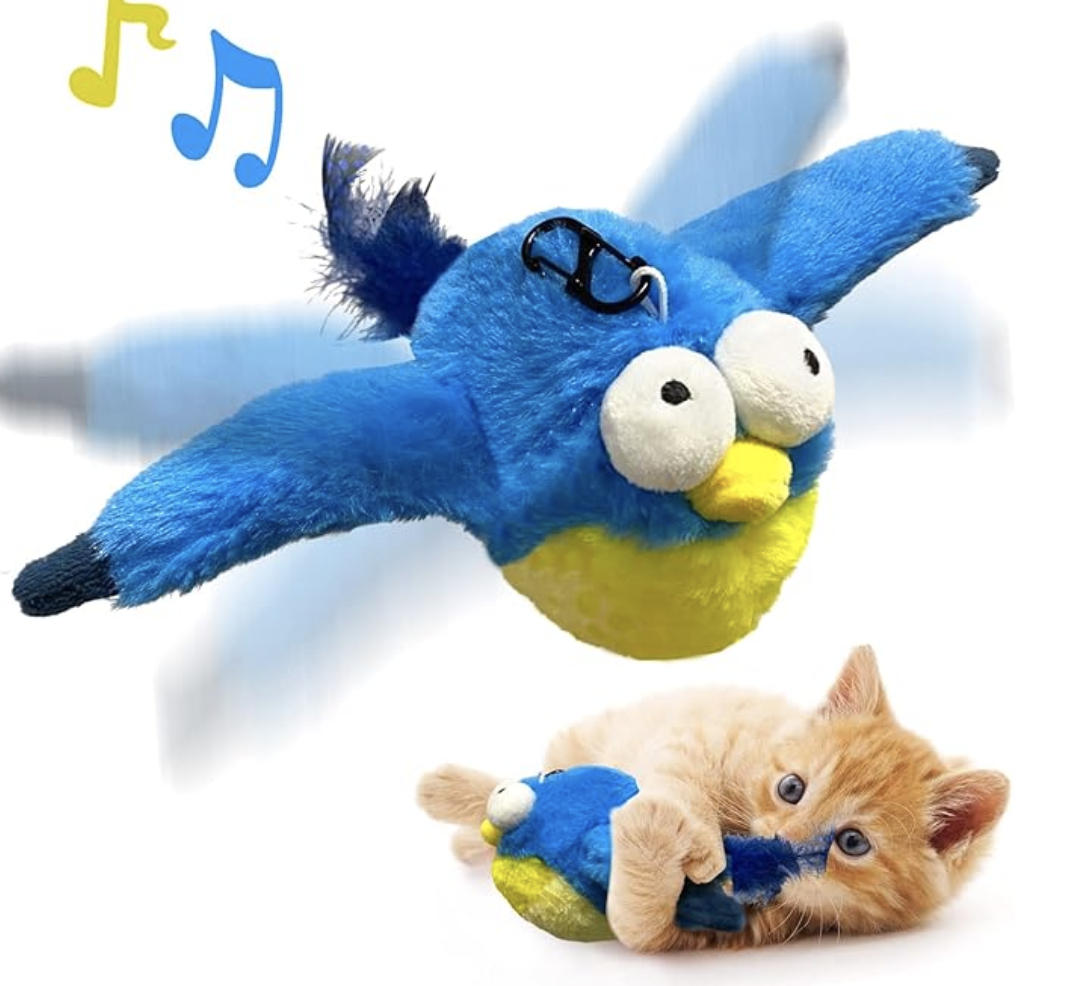 🐾Interactive Chirping Bird Cat Toy