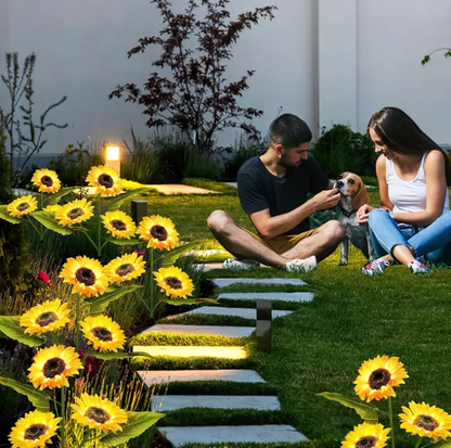 sunflower solar lights