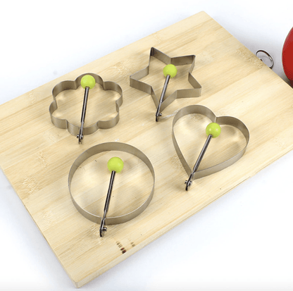 4 Pcs Shaped Eggs mold - WikiWii