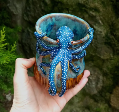 🐙Handmade Octopus Mug