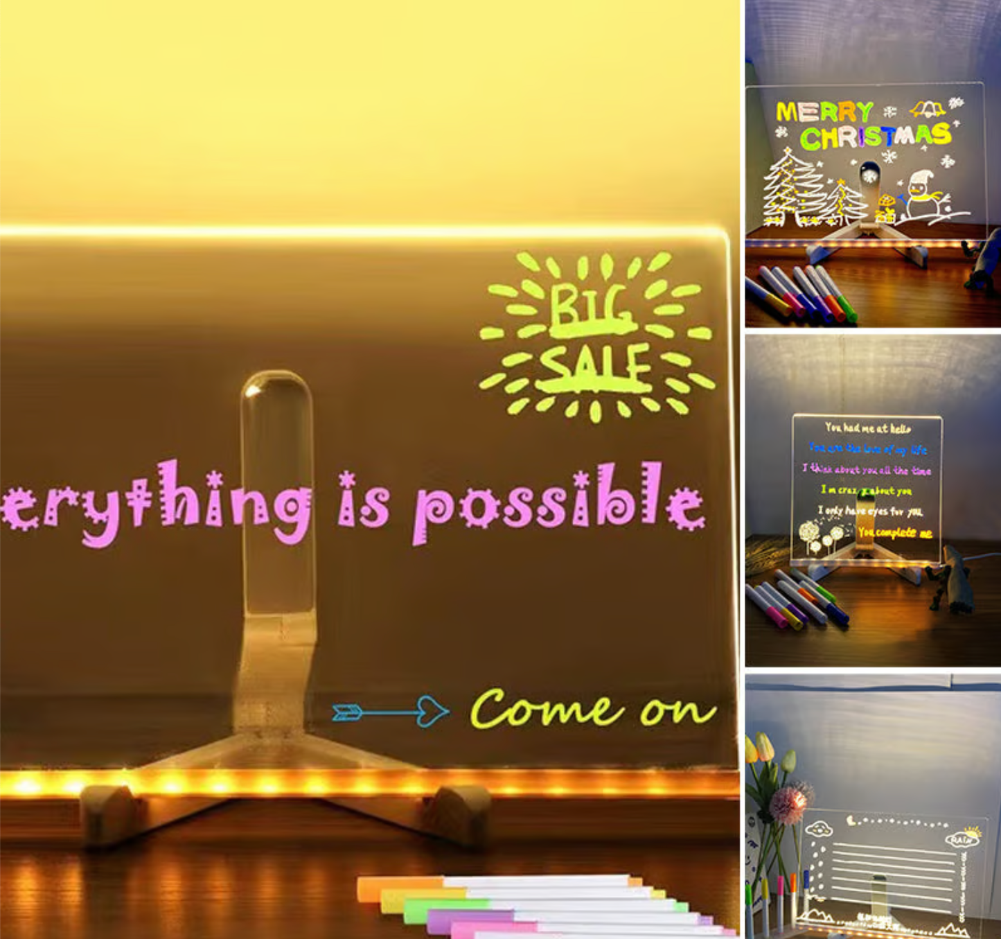 🎁 LED Drawing Board with 7 Colors