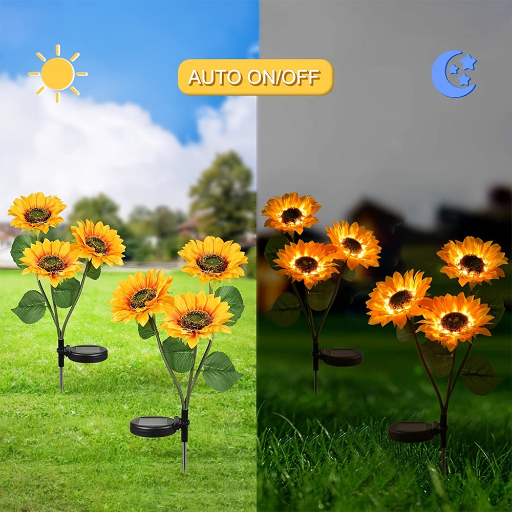 sunflower solar lights