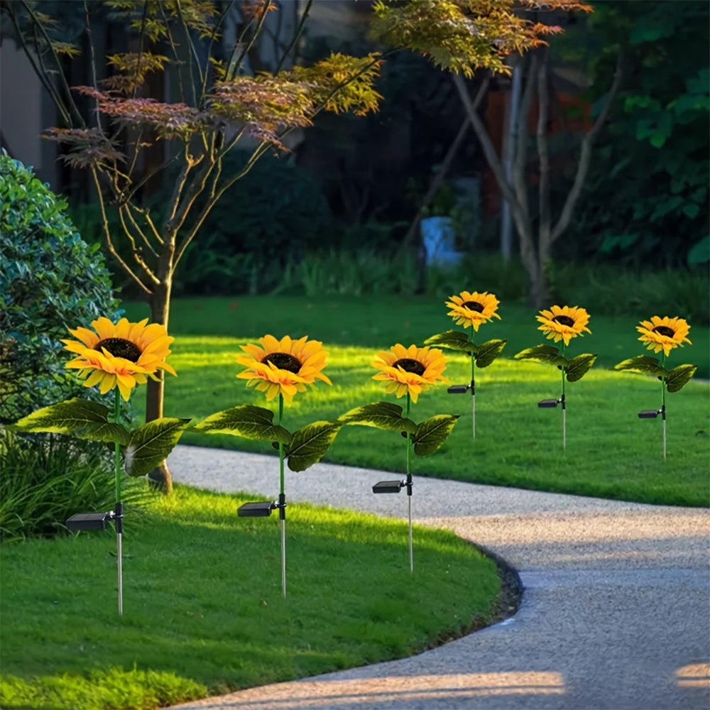 sunflower solar lights