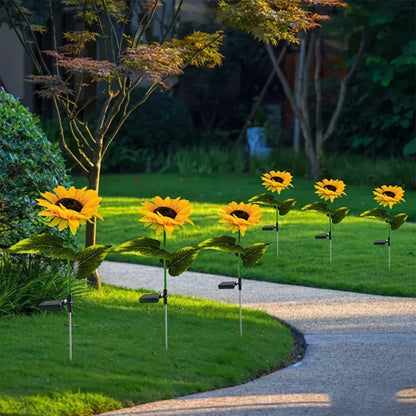 sunflower solar lights