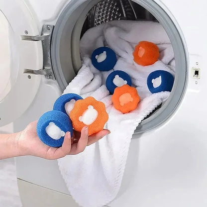 10 Pcs Wool Reusable Pet Hair Remover Ball Washing Machine