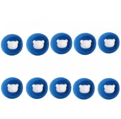10 Pcs Wool Reusable Pet Hair Remover Ball Washing Machine