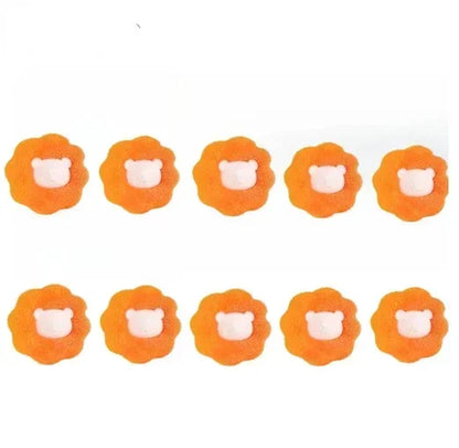 10 Pcs Wool Reusable Pet Hair Remover Ball Washing Machine