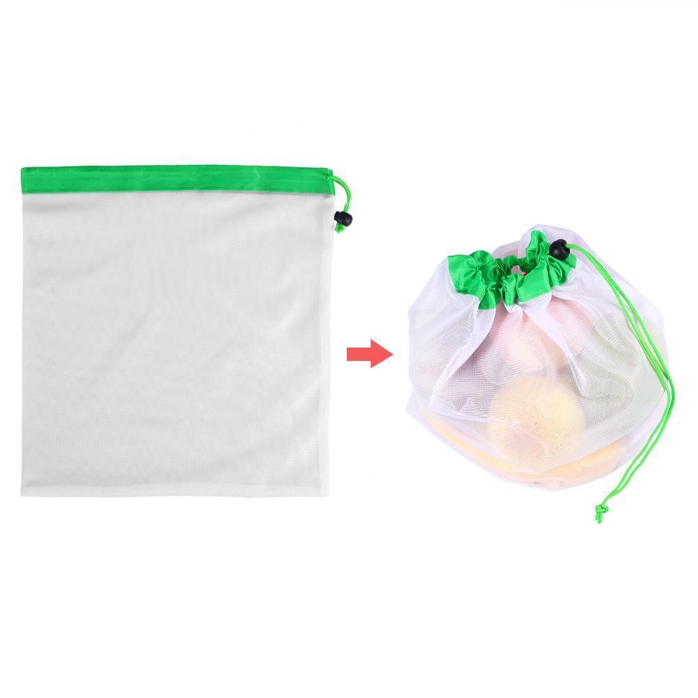 Reusable Mesh Produce Bags (12pcs) - WikiWii