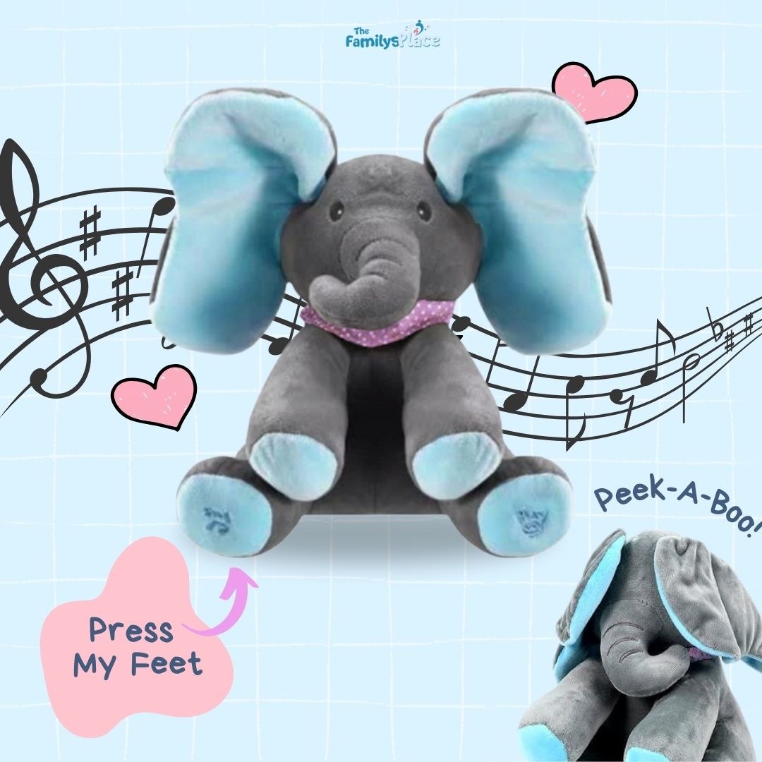 Peekaboo Singing Elephant Toy