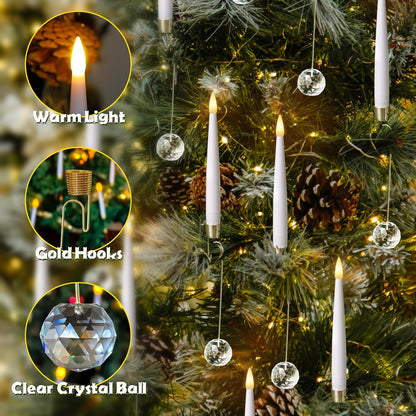 Elegante LED-Kerzen mit Fernbedienung- 6 Kerzen