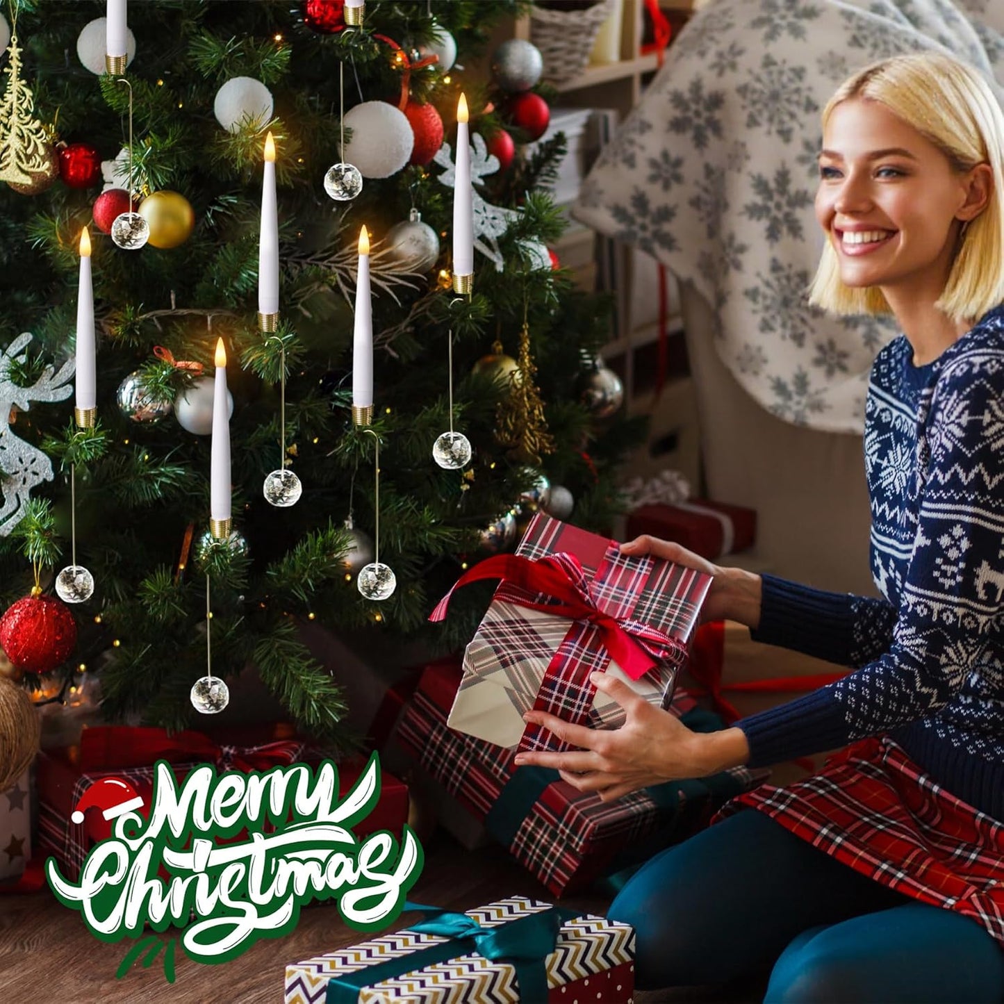 Elegante LED-Kerzen mit Fernbedienung- 6 Kerzen