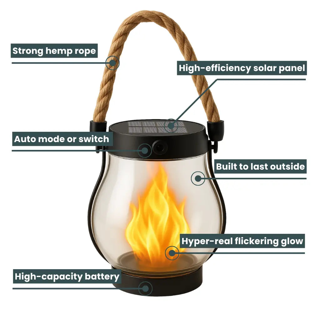 🔥 Last Day Sale Price | Glow in the Dark Solar Lantern