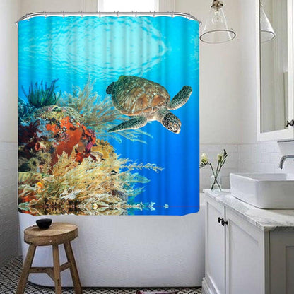 Sea Turtle Curtain - WikiWii