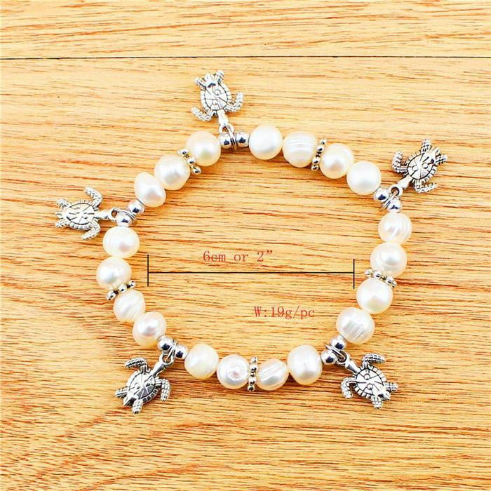 Silver Plated Sea Turtle Bracelet - WikiWii