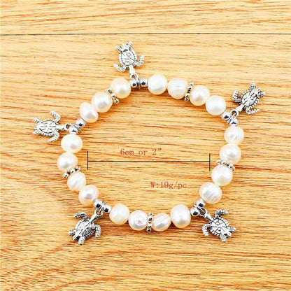 Silver Plated Sea Turtle Bracelet - WikiWii