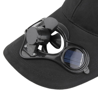 Solar Hat Cap with Cool Fan - WikiWii