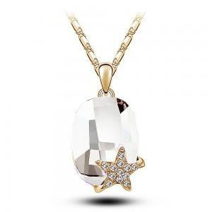 Starfish Crystal Necklaces - WikiWii