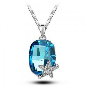 Starfish Crystal Necklaces - WikiWii