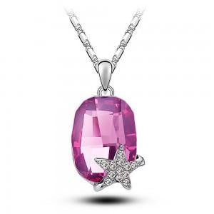 Starfish Crystal Necklaces - WikiWii