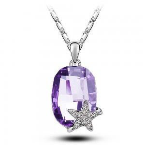 Starfish Crystal Necklaces - WikiWii