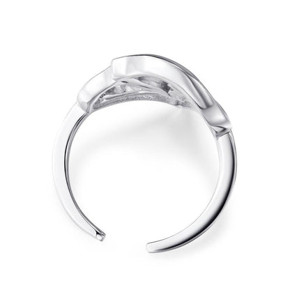 Two Horse Heart Opening Ring - WikiWii