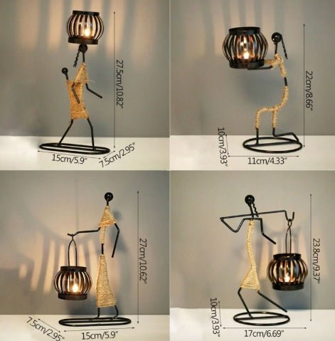 1 Pc Nordic Metal Candle Holder - YOYOWIZZ