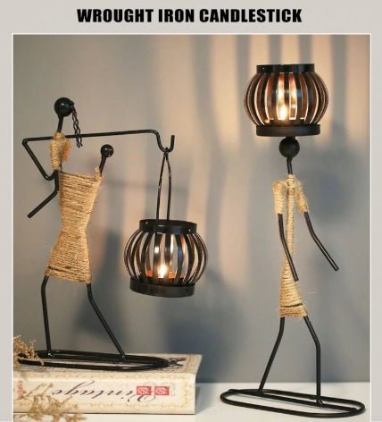 1 Pc Nordic Metal Candle Holder - YOYOWIZZ